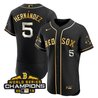 Men Boston Red Sox World Series Champion 2018 Gold Jersey - All Stitched