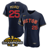 Men Boston Red Sox World Series Champion 2018 Gold Jersey - All Stitched