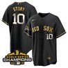 Men Boston Red Sox World Series Champion 2018 Gold Jersey - All Stitched