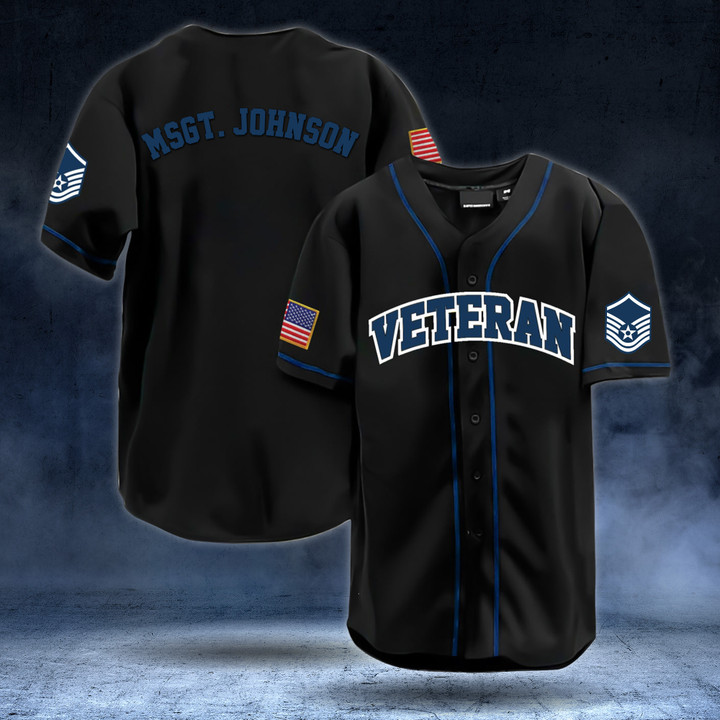 AF Veteran - Personalized Baseball Jersey 02