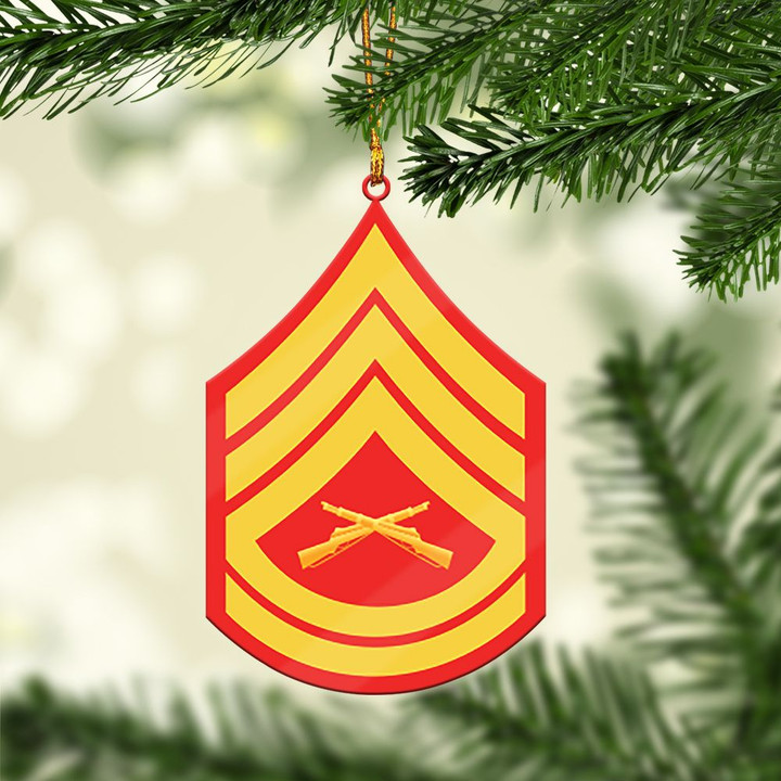 Marines Veteran Personalized Ornament
