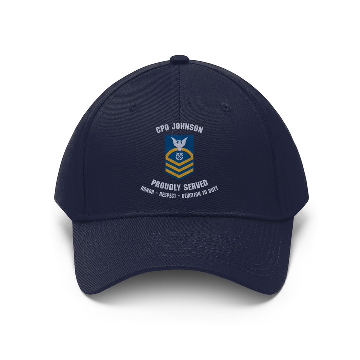 CG Veteran - Personalized Embroidered Unisex Twill Hat