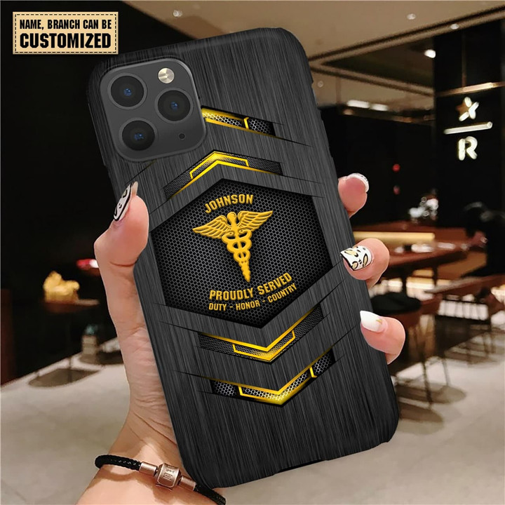 Army Veteran - Personalized Army Branches Phone Case