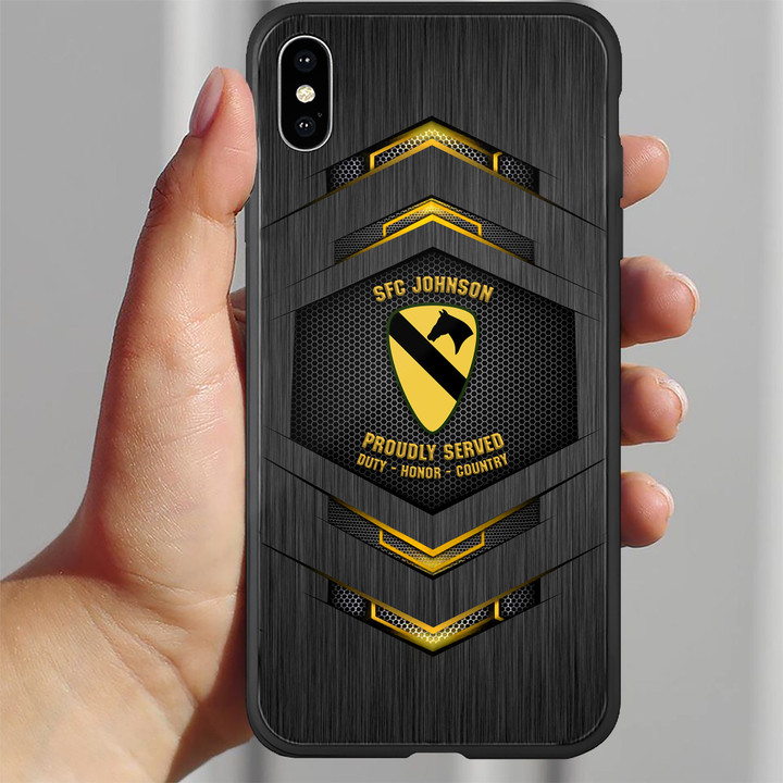 Army Veteran Division - Personalized Phone Case