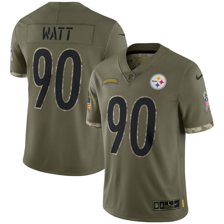 Men's Steelers Salute To Service 2022 Limited - Olive - All Stitched