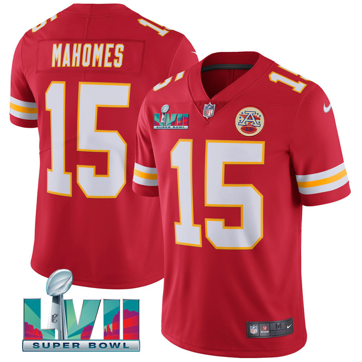 Youth's Chiefs Super Bowl LVII Vapor Player Jersey - All Stitched