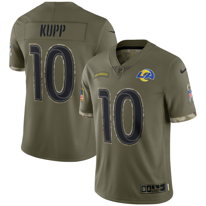 Cooper Kupp Los Angeles Rams Salute To Service Jersey - All Stitched