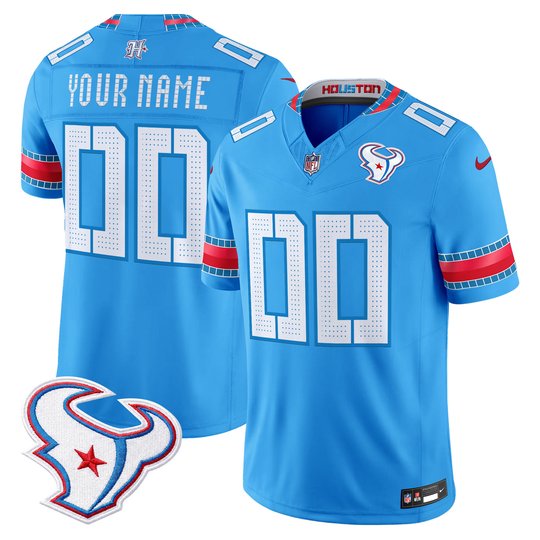 Houston Texans 2026 "Rivalries" Vapor Limited Custom Jersey - All Stitched