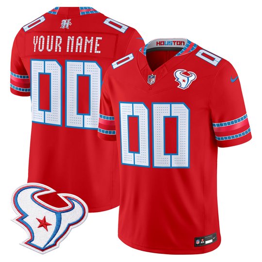 Houston Texans 2026 "Rivalries" Vapor Limited Custom Jersey - All Stitched