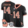 Men's Georgia Bulldogs The Big Peach Vapor Limited Jersey - All Stitched