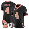 Men's Georgia Bulldogs The Big Peach Vapor Limited Jersey - All Stitched