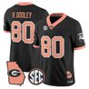Men's Georgia Bulldogs The Big Peach Vapor Limited Jersey - All Stitched