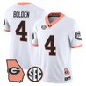 Men's Georgia Bulldogs The Big Peach Vapor Limited Jersey - All Stitched