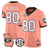 Men's Georgia Bulldogs The Big Peach Vapor Limited Jersey - All Stitched