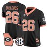 Men's Georgia Bulldogs The Big Peach Vapor Limited Jersey - All Stitched