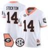 Men's Georgia Bulldogs The Big Peach Vapor Limited Jersey - All Stitched