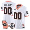 Georgia Bulldogs The Big Peach Vapor Limited Custom Jersey - All Stitched