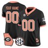 Georgia Bulldogs The Big Peach Vapor Limited Custom Jersey - All Stitched