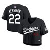 Women's Los Angeles Dodgers x KAWS Cropped Baseball Jersey - All Stitched