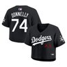 Women's Los Angeles Dodgers x KAWS Cropped Baseball Jersey - All Stitched