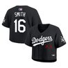 Women's Los Angeles Dodgers x KAWS Cropped Baseball Jersey - All Stitched