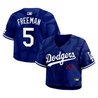 Women's Los Angeles Dodgers x KAWS Cropped Baseball Jersey - All Stitched