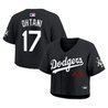 Women's Los Angeles Dodgers x KAWS Cropped Baseball Jersey - All Stitched