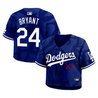 Women's Los Angeles Dodgers x KAWS Cropped Baseball Jersey - All Stitched