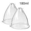 180ML XL Cups Breast Enhancement Butt Lifting Vacuum Cupping 2PCS Cups