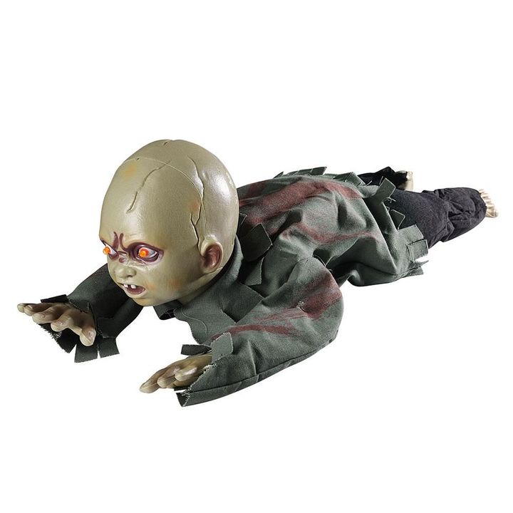 Animated Scary Crawling Baby Zombie For Halloween