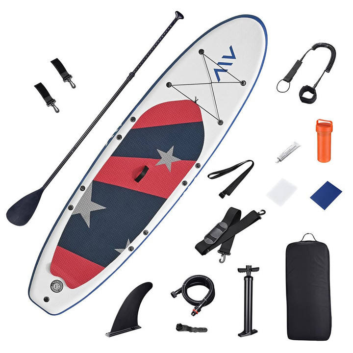 TheLAShop Inflatable Paddle Board iSUP Paddleboard with Bag Pump 10'4"x32.2"x6"