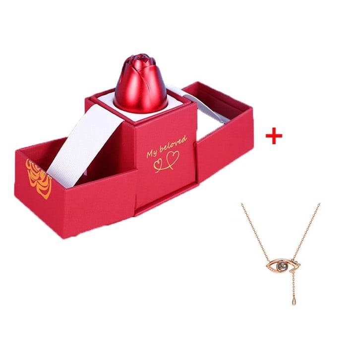 100 Language "I Love You" Necklace With Rose Jewelry Box™