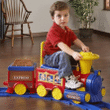 Kids Battery Powered Ride On Toy Train With Track