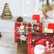 Santa's Mailbox Letter to Santa Enchanted Metal Red Mail Box Christmas Decorations