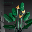 Bird Of Paradise Compatible With LEGO 10289, Artificial Flowers, Botanical Collection