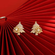 🎅Early Christmas Sale🎄 - Rotatable Snowflake Christmas Tree Earrings