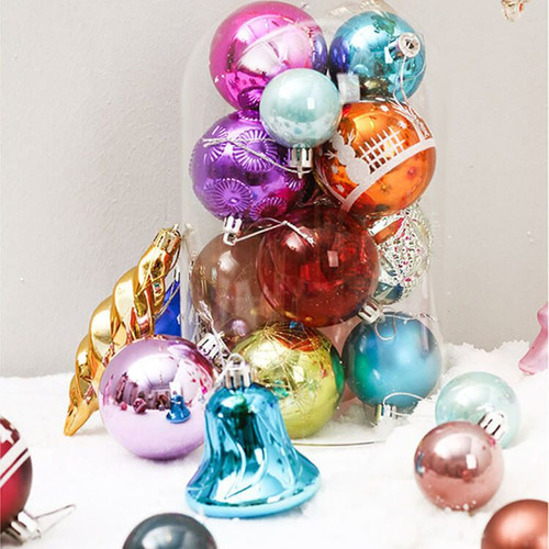 Christmas Tree Decorations LED Strings Christmas Stocking Balls Bells Dolls Candys for Ornament