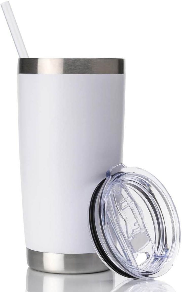 20oz Tumbler with Lid, Stainless Steel Vacuum Insulated Coffee Tumbler Cup