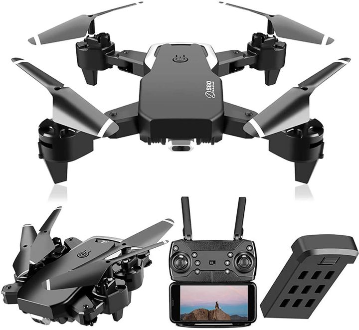 4K Drone with Camera for Adulats, Foldable Drone for Kids Beginners Optical Flow Headless Hand Gesture Photographing