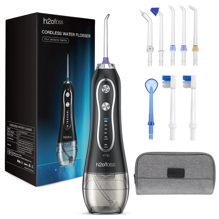 H2oFloss - Oral Irrigator Cordless Portable Water Flosser  For Teeth