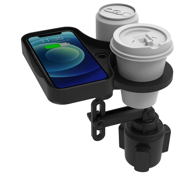 Multifunctional  cup phone holder for car with wireless charger