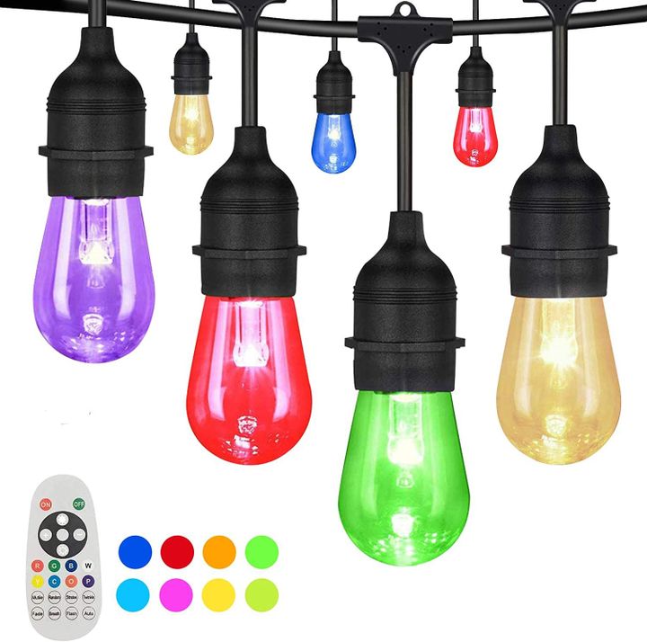 Multicolor LED String Lights Decoration Outdoor/Indoor Waterproof Plug In with Remote