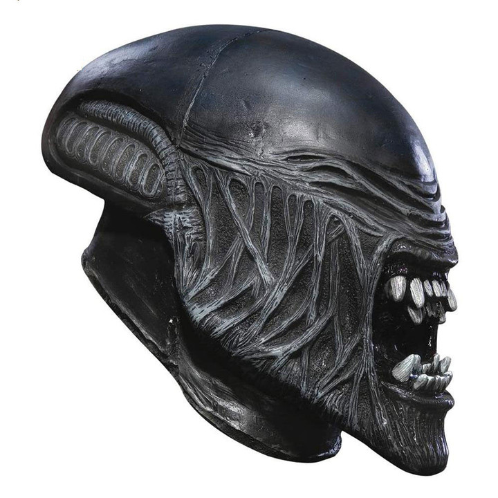 WAYLIKE Movie Aliens Vs Predator Mask Cosplay Costume Alien Antenna Horror Half Latex Masks Props Halloween Party Props