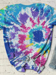 Holy Spirit Activate Bleached Color Tie Dye Print Short Sleeve T-shirt - 2