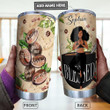 Black Woman Blessed Coffee BWM Personalized NNRZ0608005Z Stainless Steel Tumbler - 1