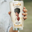 Be Yourself Black Women Personalized THV1610006 Stainless Steel Tumbler - 2