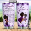Personalized Black Women Mom To Daughter TTZ0912008 Stainless Steel Tumbler - 1