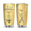Bee A Softball Queen Personalized NNRZ1204005Z Stainless Steel Tumbler - 4