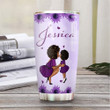 Personalized Black Women Mom To Daughter TTZ0912008 Stainless Steel Tumbler - 3