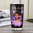 Personalized Black Queen Faith TTS2312002 Stainless Steel Tumbler - 3